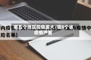 哪五个地区疫情重大/哪5个省疫情严重