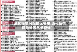 【通化疫情风险地区名单,通化疫情风险地区名单查询】