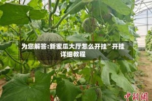 为您解答:新蜜瓜大厅怎么开挂”开挂详细教程