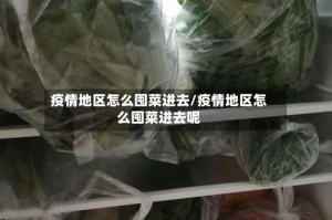 疫情地区怎么囤菜进去/疫情地区怎么囤菜进去呢