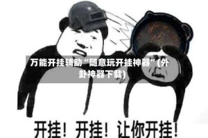 万能开挂辅助“随意玩开挂神器”(外卦神器下载)