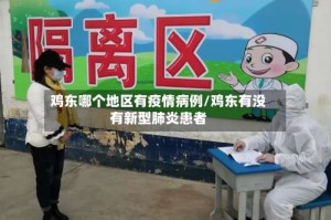 鸡东哪个地区有疫情病例/鸡东有没有新型肺炎患者
