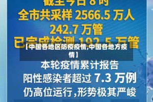 【中国各地区防疫疫情,中国各地方疫情】