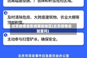 北京疫情会影响哪些地区(北京疫情会加重吗)