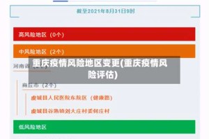 重庆疫情风险地区变更(重庆疫情风险评估)