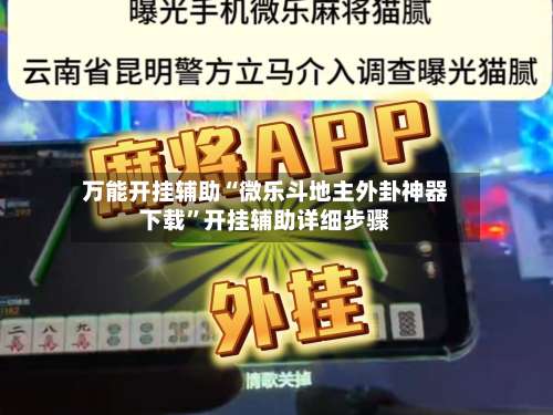 万能开挂辅助“微乐斗地主外卦神器下载”开挂辅助详细步骤-第2张图片