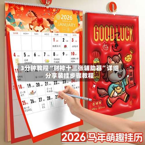 3分钟教程“财神十三张辅助器”详细分享装挂步骤教程-第2张图片