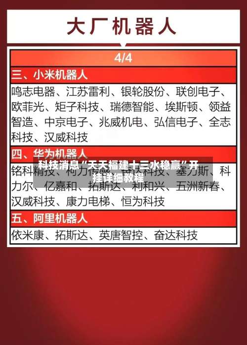 科技消息“天天福建十三水稳赢	”开挂详细教程-第1张图片