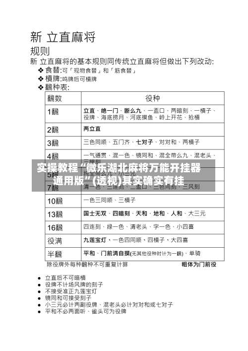 实操教程“微乐湖北麻将万能开挂器通用版”(透视)其实确实有挂-第1张图片