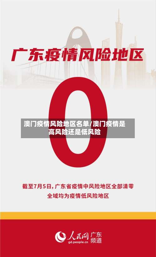 澳门疫情风险地区名单/澳门疫情是高风险还是低风险-第3张图片