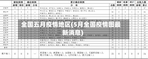 全国五月疫情地区(5月全国疫情图最新消息)-第1张图片