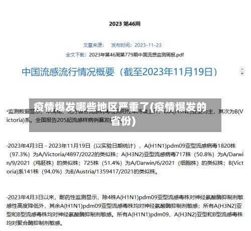 疫情爆发哪些地区严重了(疫情爆发的省份)-第1张图片