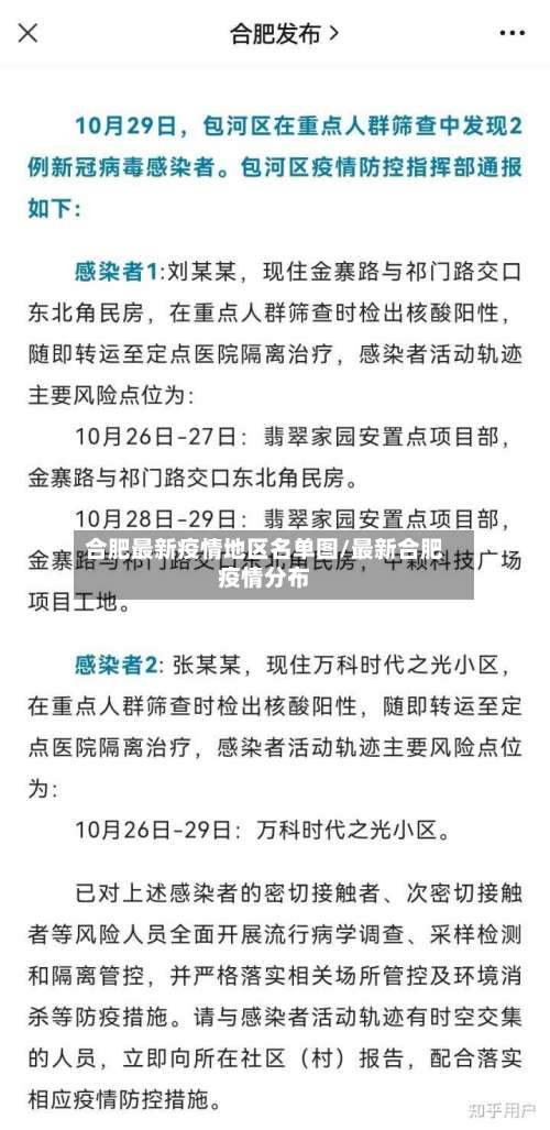 合肥最新疫情地区名单图/最新合肥疫情分布-第2张图片