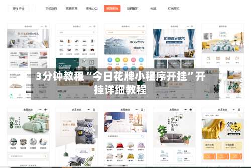 3分钟教程“今日花牌小程序开挂	”开挂详细教程-第2张图片