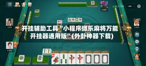 开挂辅助工具“小程序微乐麻将万能开挂器通用版”(外卦神器下载)-第2张图片