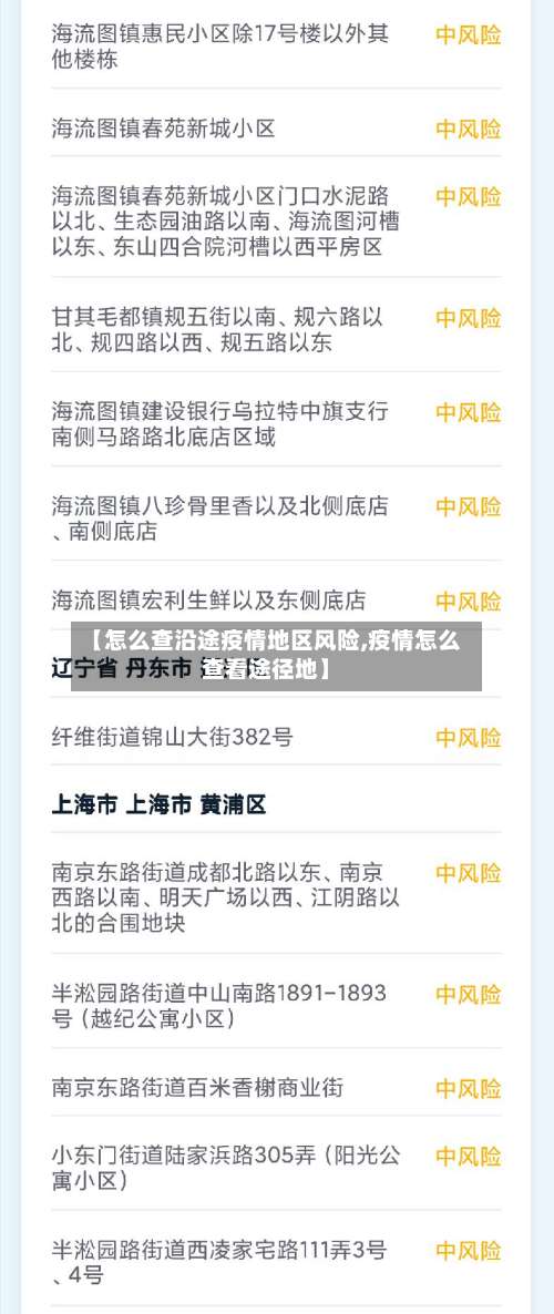 【怎么查沿途疫情地区风险,疫情怎么查看途径地】-第3张图片